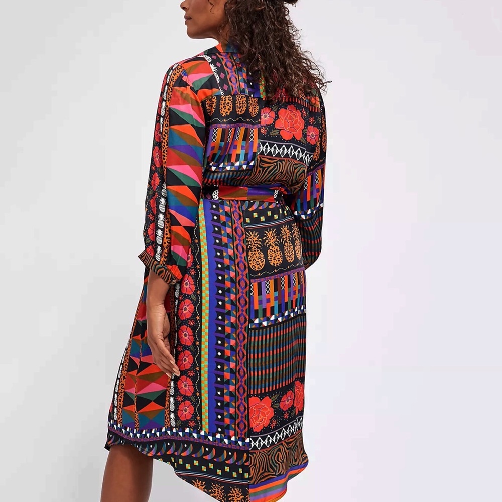 Anthropologie Farm Rio Ciela Midi Shirtdress - Picture 2 of 7